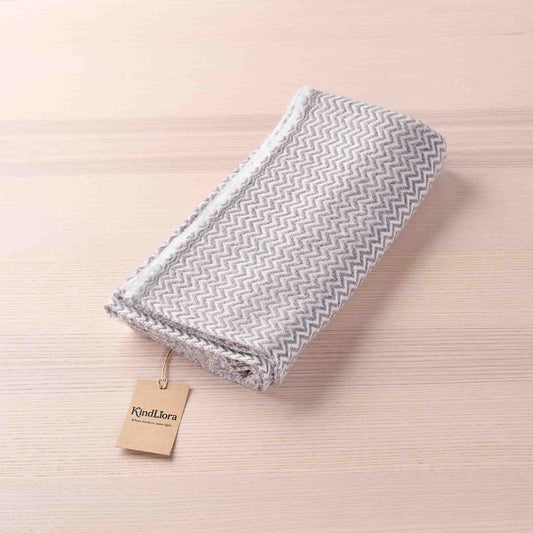 Wrap – Dark Grey Ivory Wave