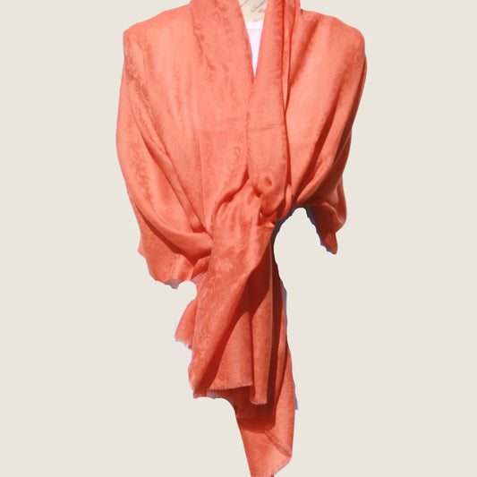 Cashmere Paisley – Coral