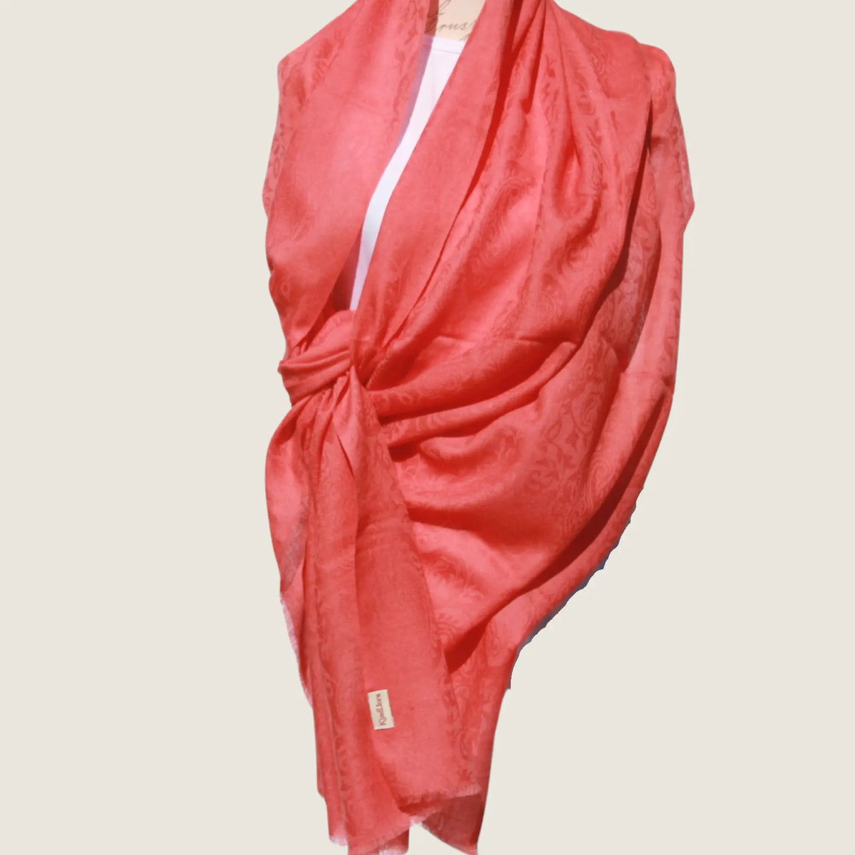Cashmere Paisley – Coral