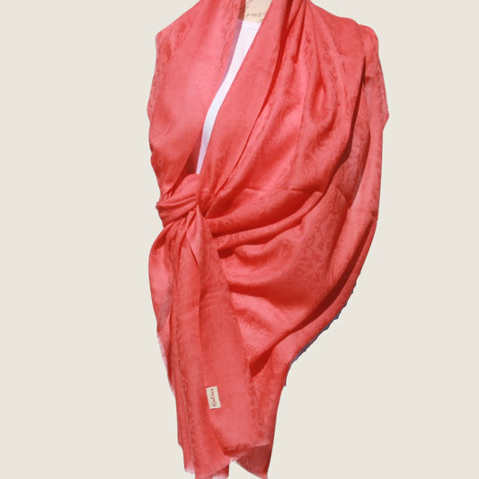 Cashmere Paisley – Coral