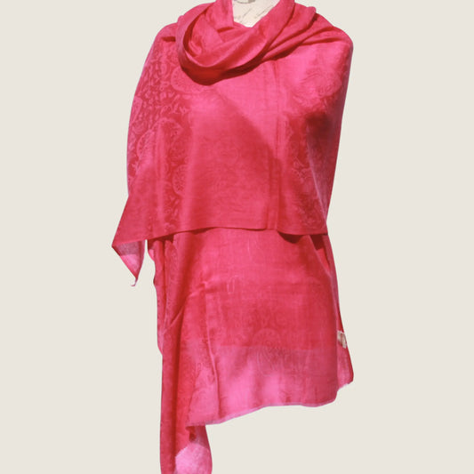 Cashmere Paisley – Raspberry