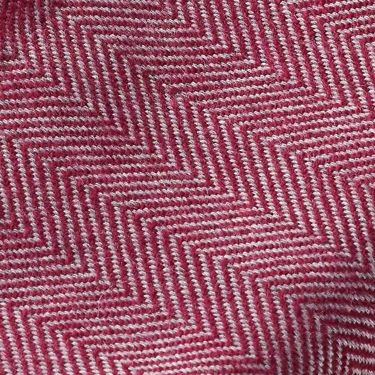 Wrap – Burgundy Grey Herringbone