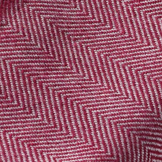 Wrap – Burgundy Grey Herringbone