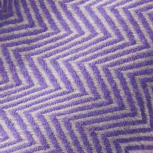 Wrap – Purple Grey Herringbone