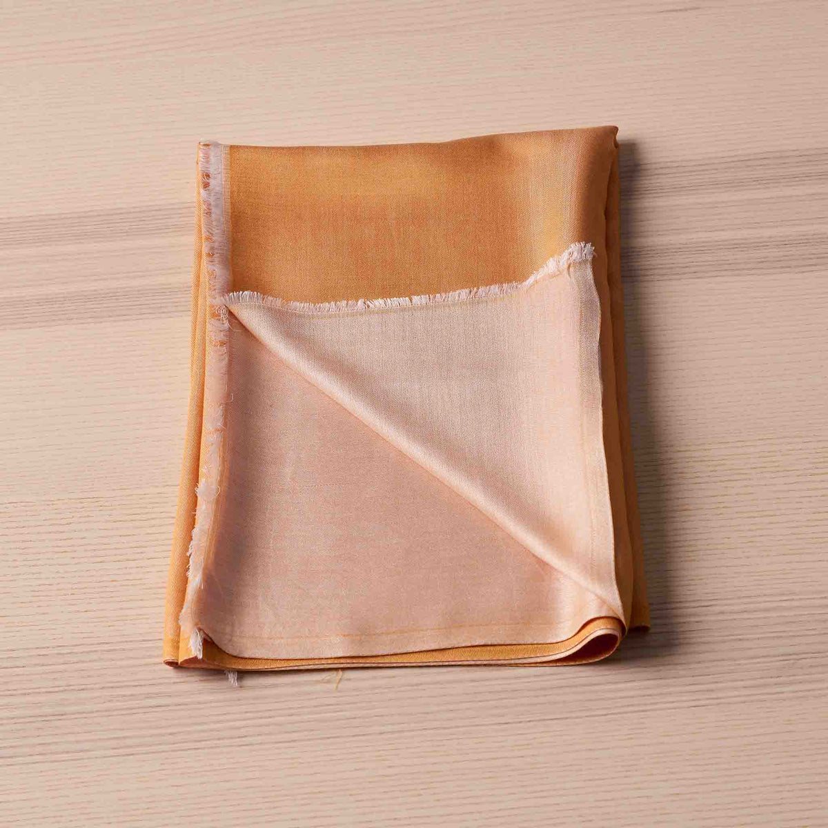 Reversible Silk Wrap – Honey/Sand