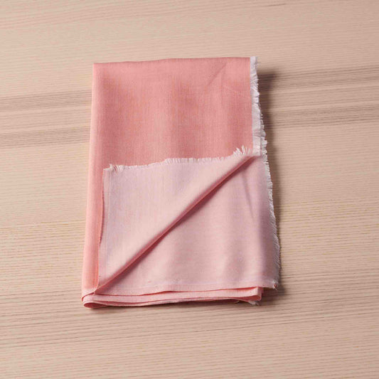 Reversible Silk Wrap – Peach/Blush