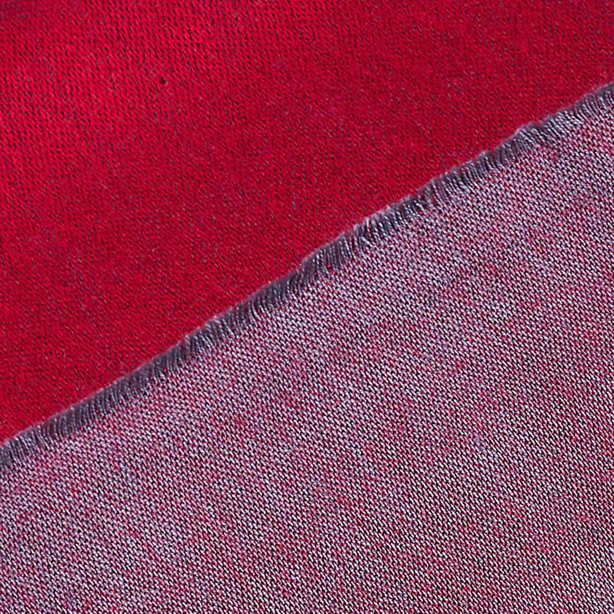 Reversible Silk Wrap – Ruby/Lilac Grey