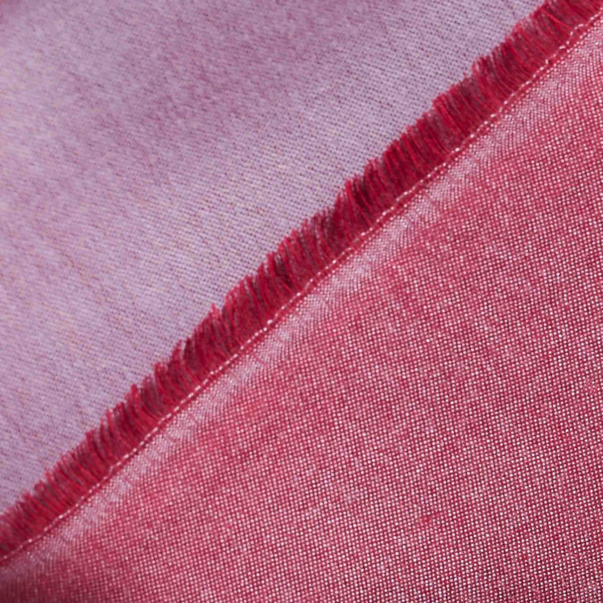 Reversible Silk Wrap – Raspberry/Lavender