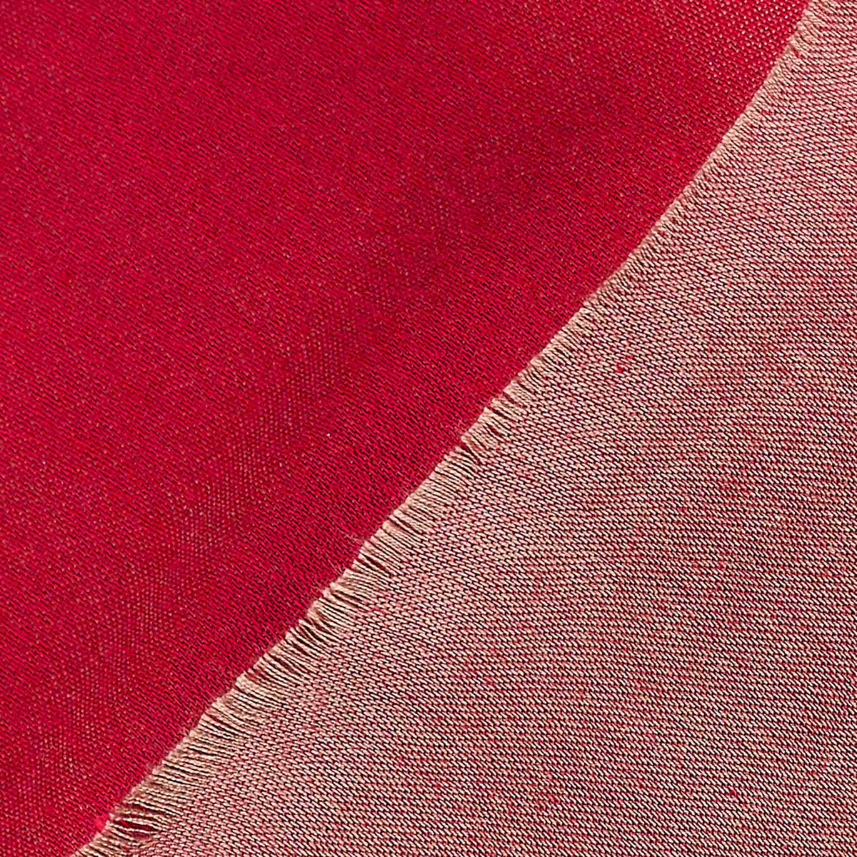 Reversible Silk Wrap – Raspberry/Terracotta